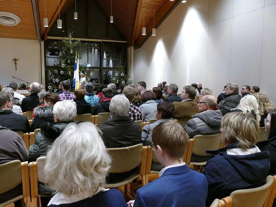 Feierliche Christmette im Haus des Gastes (Foto: Karl-Franz Thiede)